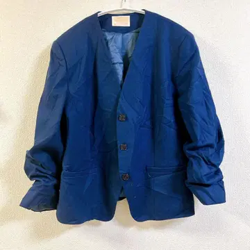 새상품급 Pendleton [ L ] 네이비 노카라 자켓 여성용