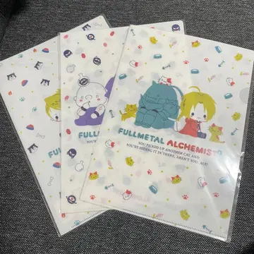 [ 새상품 ] 강철의 연금술사 산리오 클리어 파일 CUTE 3종 세트