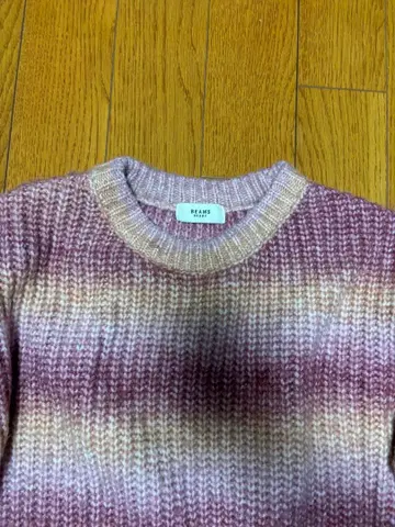 beams heart 스웨터 핑크