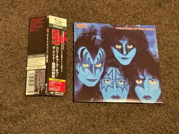 KISS 종이 재킷 shm 암흑의 신화 크리처스 오브 더 나이트