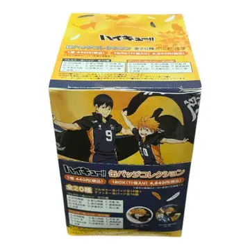 하이큐!! 캔뱃지 컬렉션 횡단막 글리터 풀컬러 BOX