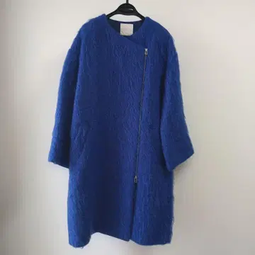 개럴개런트 모헤어 코트 롱 코트 로얄 블루