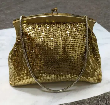 골드 메탈릭 시퀀스 파티 백 USA