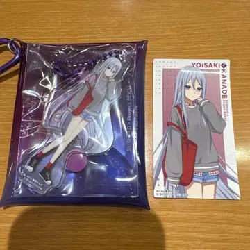 스시로 프로세카 콜라보 멀티 파우치 스티커 요이사키 카나데 2종 세트