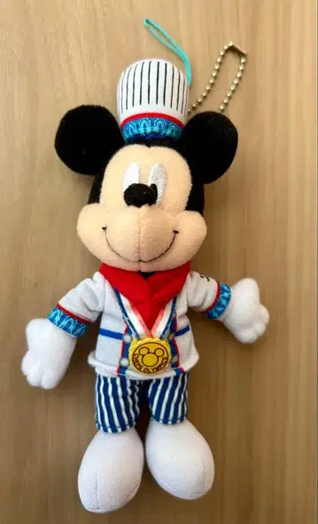 디즈니 셰프 미키 봉제 인형 스트랩 앰버서더 호텔