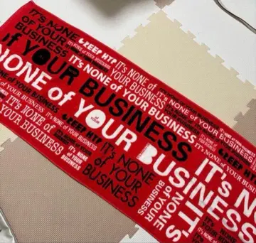 크리프하이프 타월 빨간색