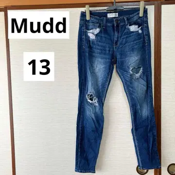 새상품급 Mudd 스키니 데님 [ 13 ] 데미지 가공 로우라이즈 슬림