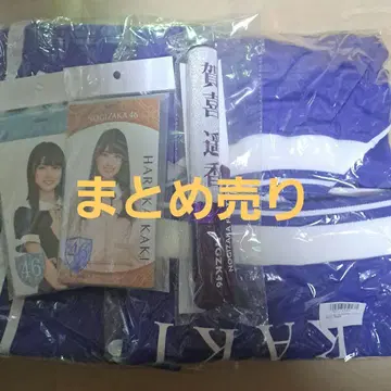 카키 하루카 노기자카46 저지 M 사이즈 상하의 응원봉 티켓 홀더