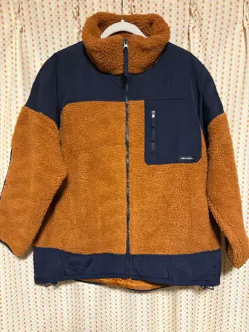 [ 익명 배송 ] niko and - 보아 절개 자켓 오렌지 네이비