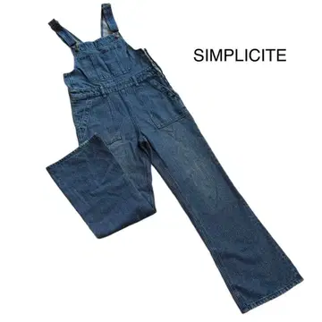 [ 새상품급 ] SIMPLICITE 데님 오버롤