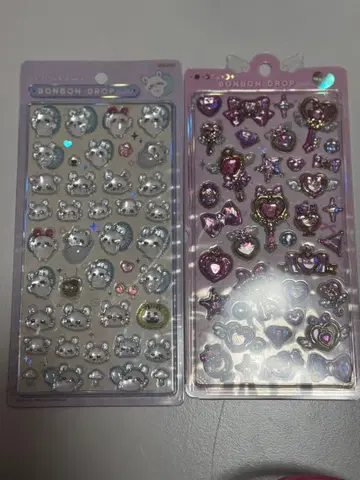 치이카와 (먼작귀) 모자 꽁지 드롭 씰 모몽가 세트 정품