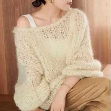 Plage HAND KNIT 점보 탐 풀오버