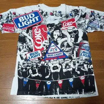 bud light coke 콜라 올 패턴 티셔츠