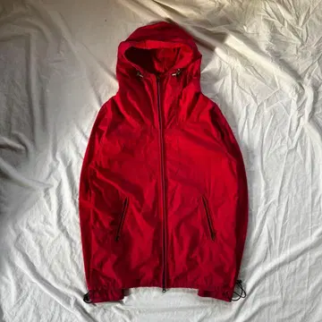 HIBECK 하이베크 마운틴 후드티 레드 빨간색 더블 지퍼
