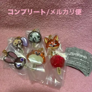 주토피아 아이스캔디 참 가챠 6종 컴플리트