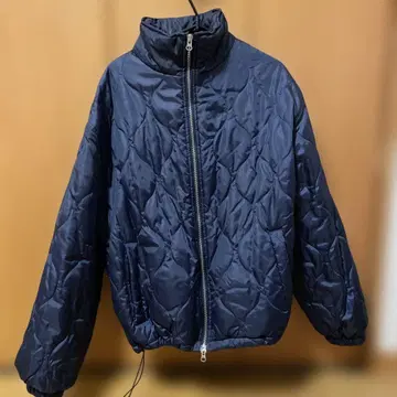 FATAL 네이비 퀼팅 다운 자켓