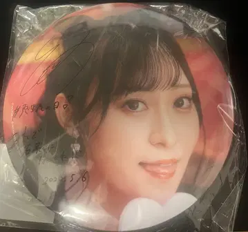 이시토비 에리카 친필 사인 빅 사이즈 캔 배지