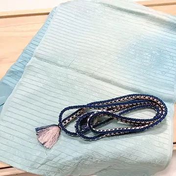 26 허리띠 오비 장식 천 세트 스카이블루