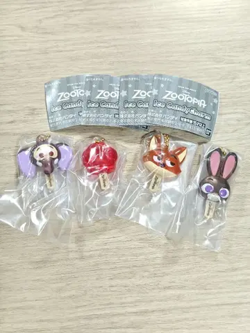 주토피아 아이스 캔디 참 4개 세트