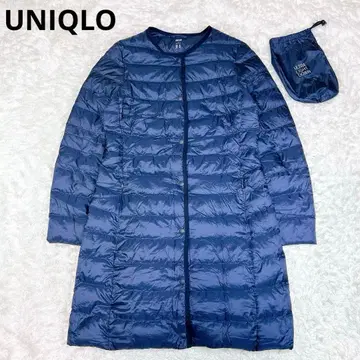 새상품급 유니클로 울트라 라이트 다운 컴팩트 코트 네이비 S