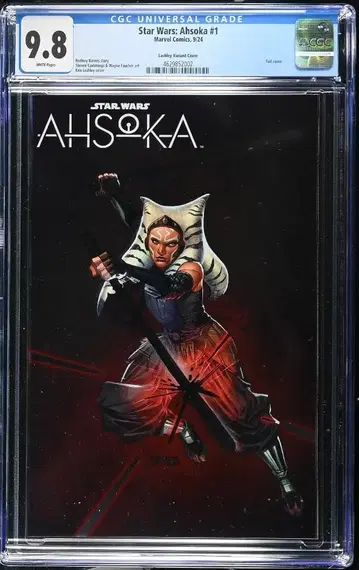 아메리칸 코믹스 리프 Star Wars: Ahsoka #1 CGC 9.8