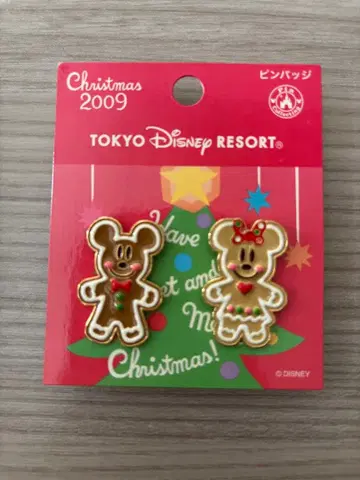 디즈니 리조트 크리스마스 핀 배지 2009