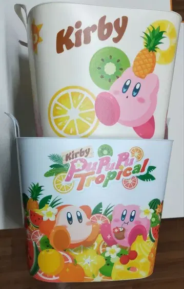 커비 푸푸푸 트로피컬 버킷 2종 세트