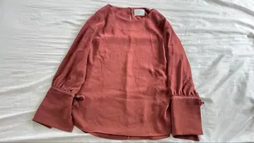 1er Arrangement 테라코타 긴팔 블라우스 38