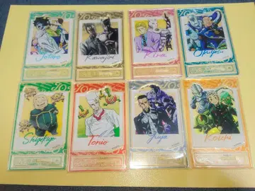 [ 새상품 ] 8종 죠죠의 기묘한 모험 포토스타일 아크릴 스탠드