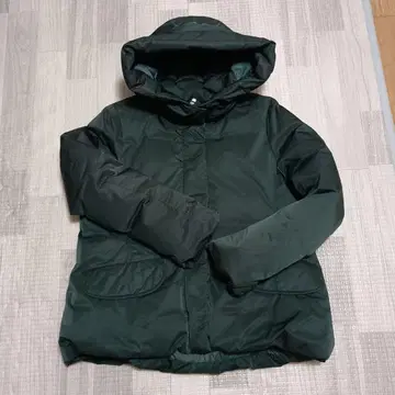 후드 부착 다운 자켓 올리브 UNIQLO 유니클로