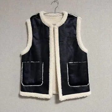 OLIVE des OLIVE 베스트 에코 가죽 리버서블 보아 M 사이즈