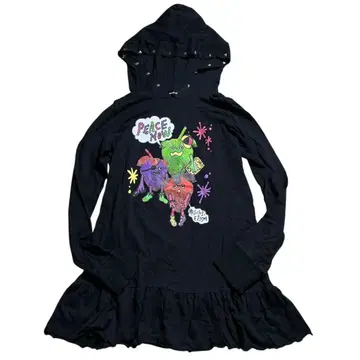 레어 PEACE NOW 피스나우 스터드 후드티 스트로베리