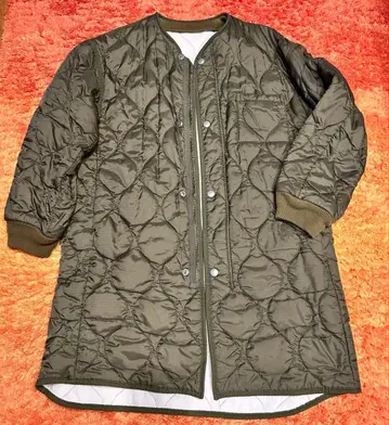 퀼팅 코트 그린 라벨 릴랙싱