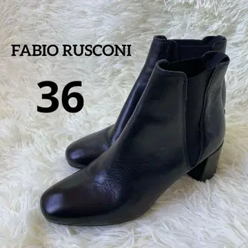 정가 5만 [현행 로고] 파비오 루스코니 사이드 고어 부츠 앵클부츠 36