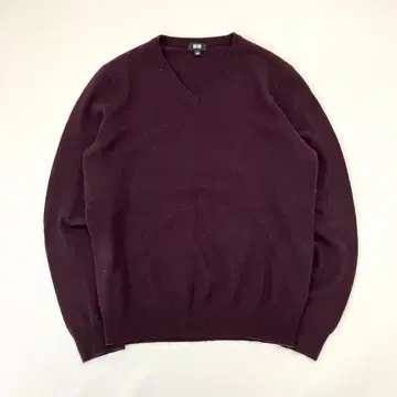 UNIQLO 유니클로 캐시미어 V넥 스웨터 M