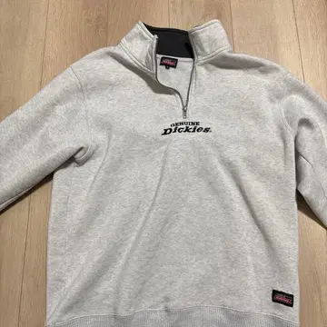 Dickies 집업 맨투맨 그레이