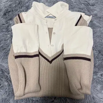 LIP SERVICE 셔츠 도킹 플리츠 원피스