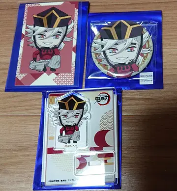 귀멸의 칼날 뻬탄무스메 도우마 아크릴 스탠드 캔뱃지 폴라샷