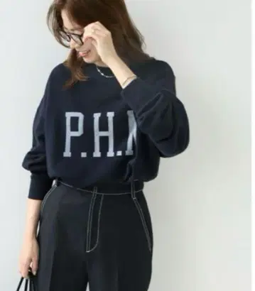 저널 스탠다드 레리움 칼리지 맨투맨 P.H.M 새상품급