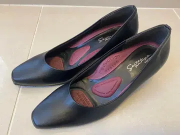 RAKUNA 정골 펌프스 블랙 힐 5cm