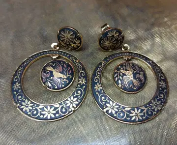 상감 귀찌 다마스키나도 귀걸이 스페인 전통 공예