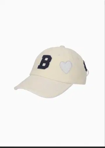 [택 포함 새상품] Bibiy. B. CLUB CAP 화이트