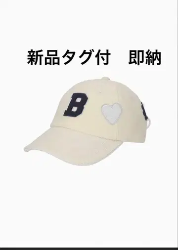 [택 포함 새상품] Bibiy. B. CLUB CAP 화이트