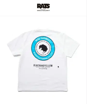 RATS 반팔 티셔츠 2장 세트 랏츠 티셔츠