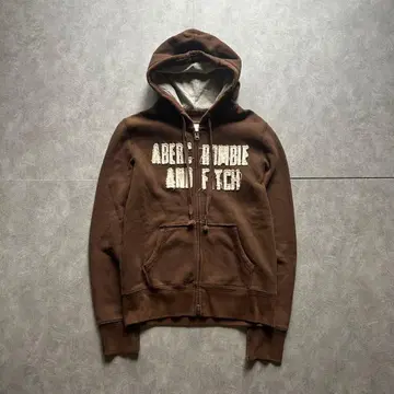 Abercrombie & Fitch grunge parka brown