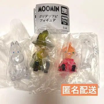 무민 클리어 소프트 비닐 피규어 풀 컴플리트 세트