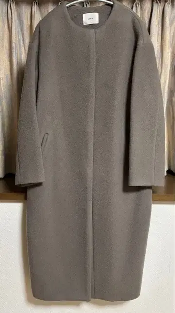 이에나 램스울 롱 코트 36