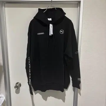 PUMA 탕그램 블랙 후드티 XXL 사이즈
