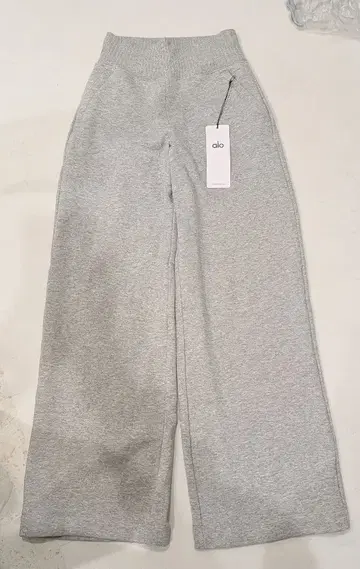 alo 스웨트 팬츠 XS 라이트 그레이