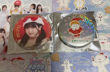 카와시마 미후 Juice=Juice 크리스마스 FC 이벤트 캔 배지